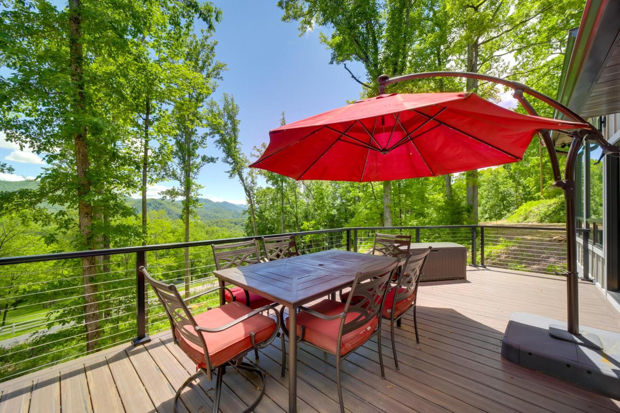 Villa Remote Smoky Mtn Escape With Views And Trail Access! à Cullowhee Extérieur photo