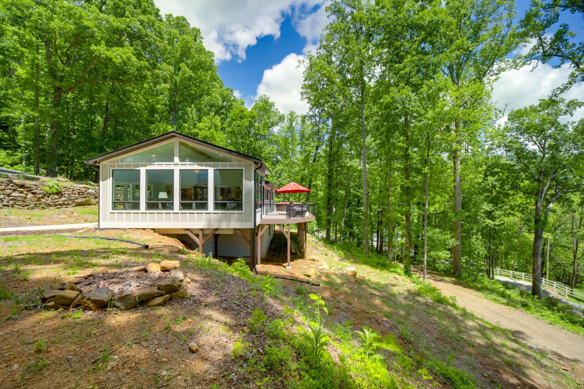 Villa Remote Smoky Mtn Escape With Views And Trail Access! à Cullowhee Extérieur photo