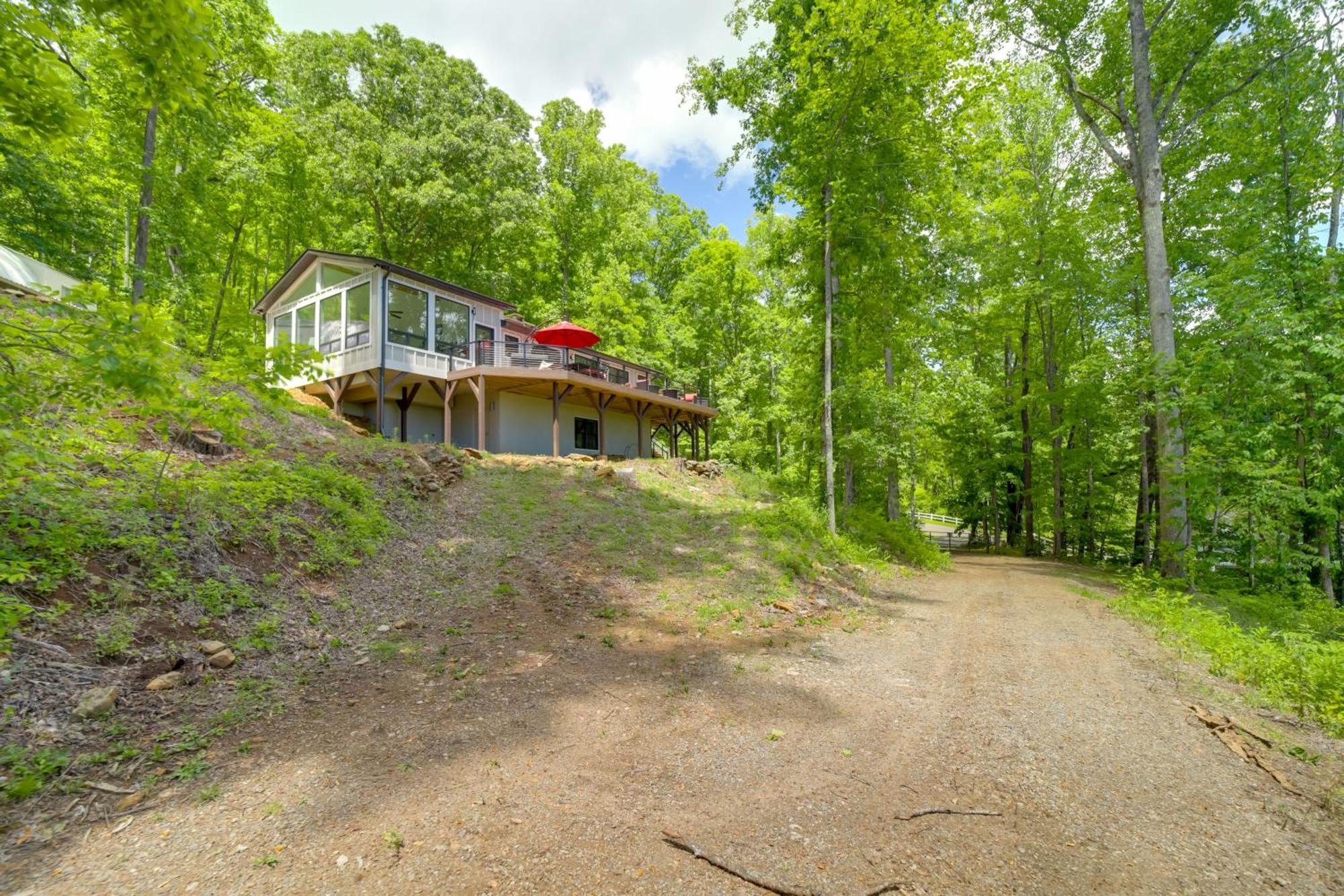 Villa Remote Smoky Mtn Escape With Views And Trail Access! à Cullowhee Extérieur photo
